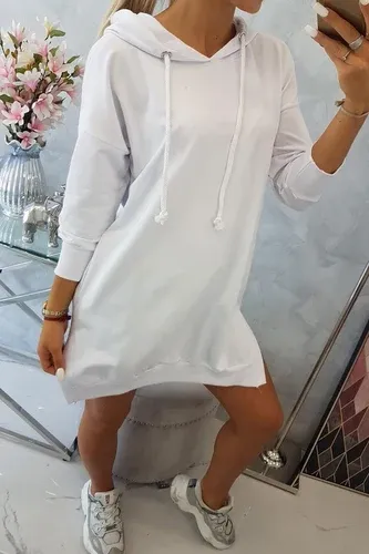 Glara Solid colour sweatshirt dress with pockets (5463034)
