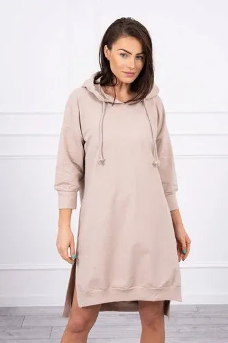 Glara Solid colour sweatshirt dress with pockets (4979137)