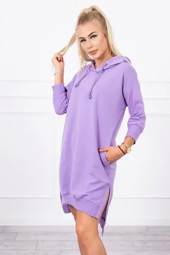 Glara Solid colour sweatshirt dress with pockets (4979141)