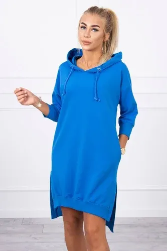 Glara Solid colour sweatshirt dress with pockets (5463036)