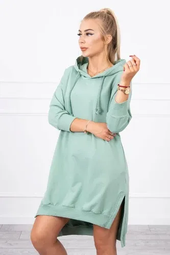 Glara Solid colour sweatshirt dress with pockets (4979143)