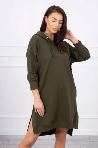 Glara Solid colour sweatshirt dress with pockets (5463038)
