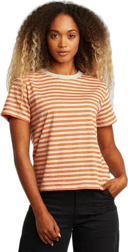 Dedicated T-shirt Mysen Stripes Orange (6168852)