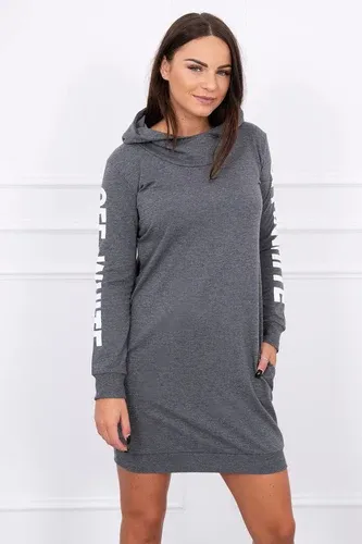 Glara Women's cotton sweatshirt dress (4979205)