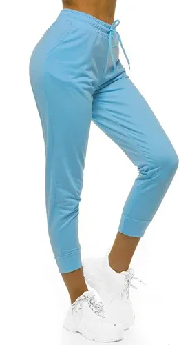 Pantalón de chándal para mujer azul claro OZONEE O/MB2002/21 (4646428)