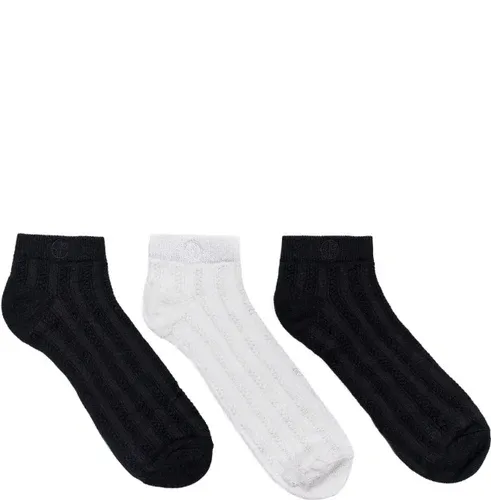 1 People Ankle Socks - 2 Black 1 White (5026242)