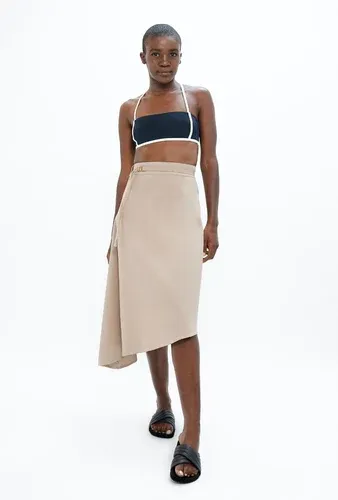 1 People Mallorca Pmi - Asymmetric Skirt - Sand (5083129)