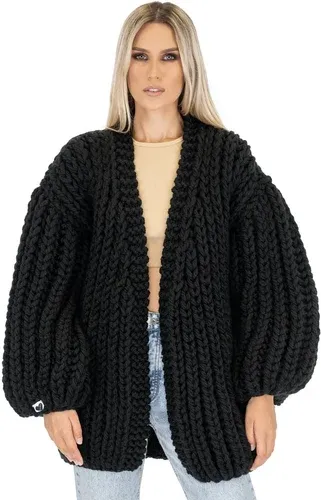 Mums Handmade Long Balloon Cardigan - Black (6009278)