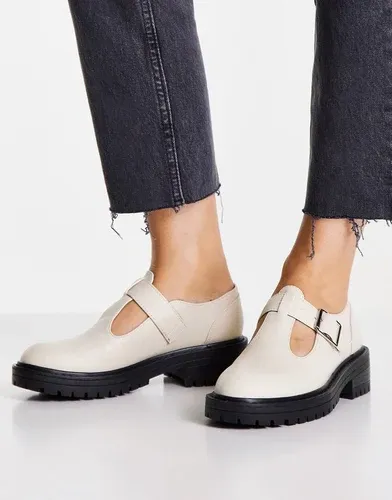 Zapatos planos vainilla estilo merceditas Lani de Schuh-Blanco (6036765)