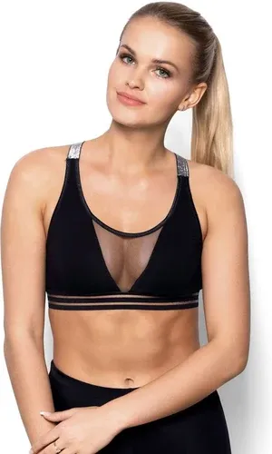 Glara Sports bra with glitter straps (6816209)