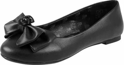 Zapatos para mujer (bailarinas) KILLSTAR - Bow Down Ballet Flats - Negro - KSRA004097 (7825602)