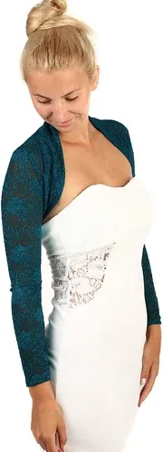 Glara Long Sleeve Lace Bolero (6231622)