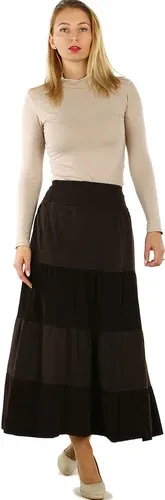 Glara Women's long corduroy skirt (6310842)