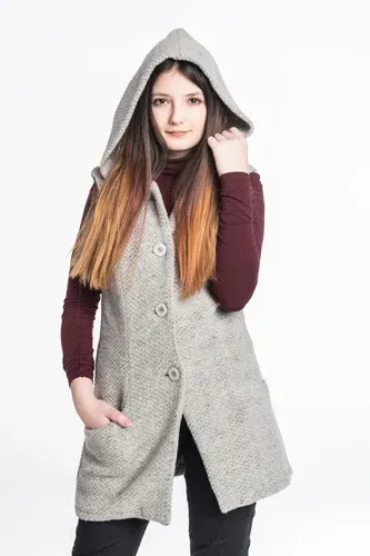 Glara Long wool vest (6812545)