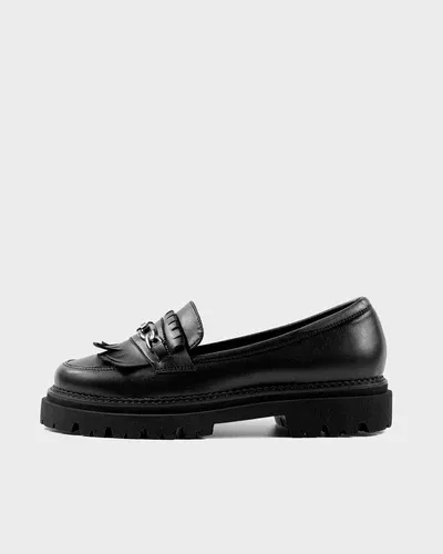 Bohema Chunky Loafers Black Grape Leather Loafers (6411213)
