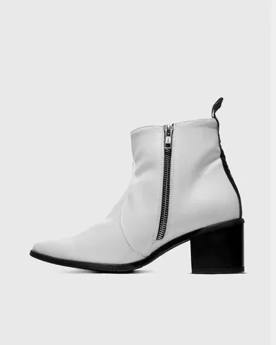 Bohema Swan No.1 White Nopal Cactus Leather Boots (6411232)