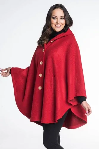 Glara Ladies hooded pelerina 100% wool (8109743)