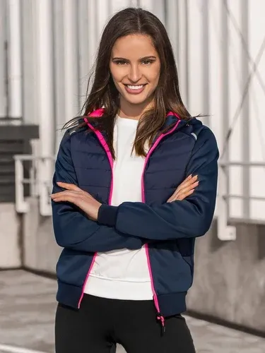 Chaqueta de mujer azul marino OZONEE JS/KSW4009Z (7300125)