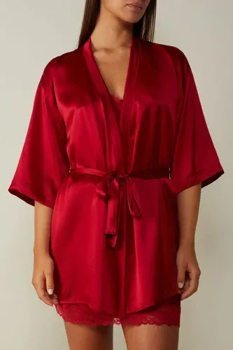 Intimissimi Kimono de Seda Mujer Rojo Tamaño M/L (3740784)