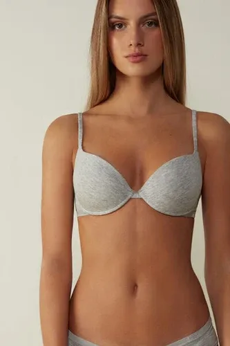 Intimissimi Sujetador Push-Up Bellissima de Algodón en Copa B Mujer Gris Tamaño 1B (3742232)