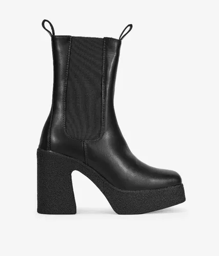 Bosanova Botas chelsea negras con tacón crepe para mujer (6580467)