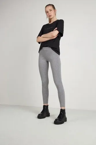 Tezenis Leggings Térmicos de Algodón Mujer Gris Tamaño L (6695703)