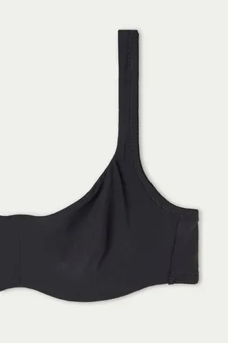 Tezenis Sujetador Balconette de Microfibra Reciclada Paris Mujer Negro Tamaño 4D (6696078)