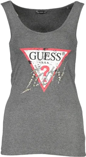 Camiseta Tank Guess Jeans Mujer Gris (8380332)