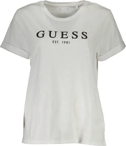 Camiseta Guess Jeans Manga Corta Mujer Blanco (8382574)
