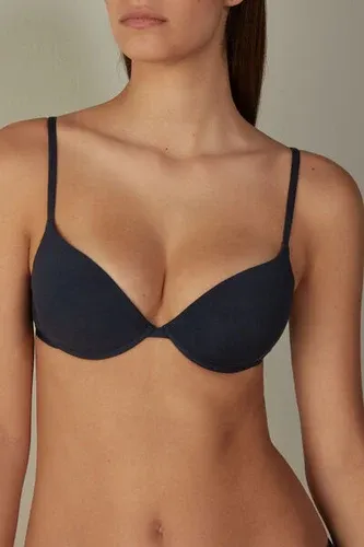 Intimissimi Sujetador Push-Up Bellissima de Algodón en Copa C Mujer Azul Tamaño 2C (8048359)