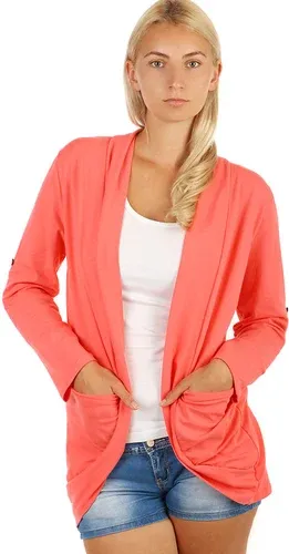 Glara Single Color Women's Cardigan (6829849)