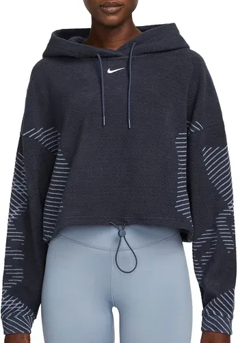 Sudadera con capucha Nike Pro Thera-FIT ADV Woen s Cropped Fleece Hoodie (6899632)