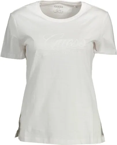 Camiseta Guess Jeans Manga Corta Mujer Blanco (8382968)