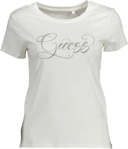 Camiseta Guess Jeans Manga Corta Mujer Blanco (8443144)