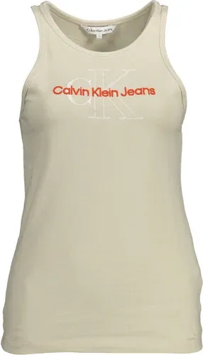Camiseta De Tirantes De Mujer Calvin Klein Beige (8383019)