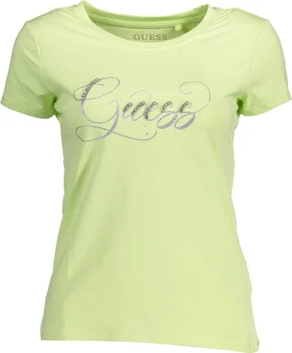 Camiseta Guess Jeans Manga Corta Mujer Verde (8383009)