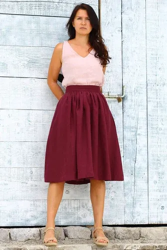Linen skirt Lotika Premium collection (8891615)