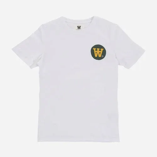 Camiseta de mujer Wood Wood Mia Badge T-shirt 10282501-2222 WHITE (7045822)