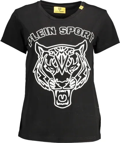 Camiseta Plein Sport Manga Corta Mujer Negra (8383108)