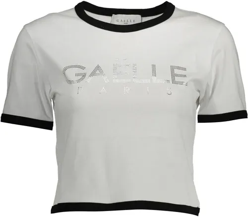 Camiseta Mujer Manga Corta Gaelle Paris Blanca (8383186)