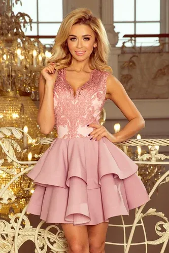 Glara Ladies formal dress with lace top (8939745)