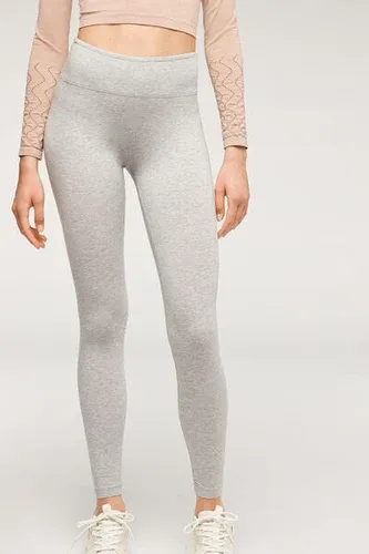 Calzedonia Leggings de algodón supima Mujer Gris Tamaño S (7104646)