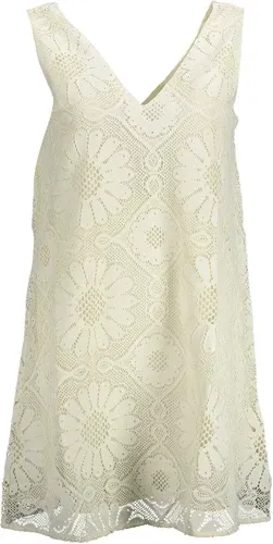 Vestido Corto Mujer Desigual Blanco (8383270)