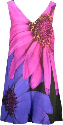 Vestido Corto Mujer Morado Desigual (8383272)