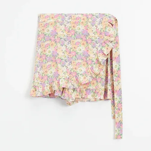 House - Falda-pantalón de flores - Multicolor (8739795)