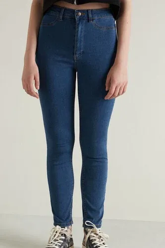 Tezenis Jeggings Talle Alto Efecto Push-Up Mujer Azul Tamaño S (6695211)