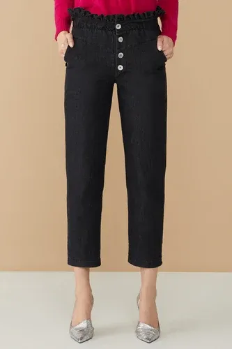 Pantalón vaquero negro con recogido Lolitas&amp;L (5578856)