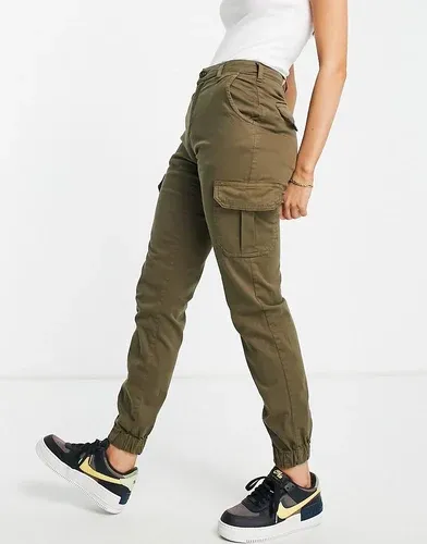 Pantalones cargo verde oliva de talle alto de Urban Classics (7518124)