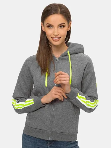 Sudadera de mujer grafito OZONEE JS/B26046 (6938286)