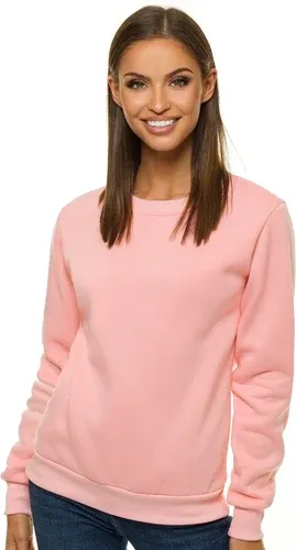 Sudadera de mujer rosa en polvo OZONEE JS/W01Z (5352322)